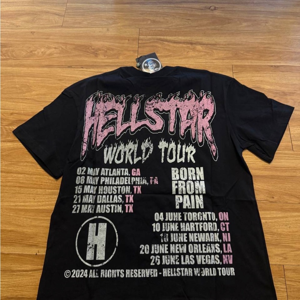 Hellstar Black Graphic Tee - image 2